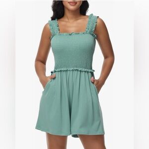 Summer Casual Smocked Romper